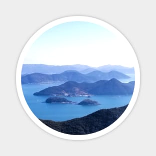 Tongyeong South Korea Ocean Island Horizon Magnet